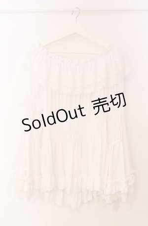 画像: ATELIER PIERROT / 【プラスサイズ】Shirring princess sleeve blouse 2 ホワイト O-25-08-11-035-EL-BL-OW-OS