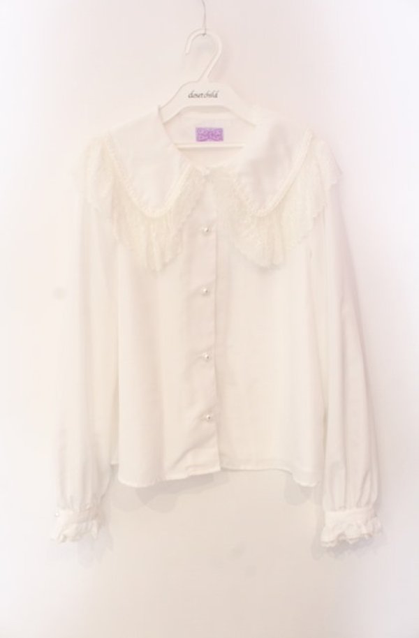 画像1: Angelic Pretty / Bisque Dollブラウス  シロ O-25-08-11-036-AP-BL-OW-OS (1)