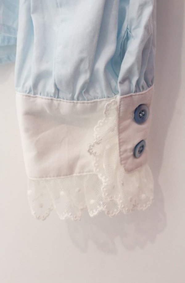 Angelic Pretty / Teatime切替ブラウス サックス O-25-08-11-037