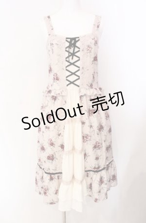 画像: axes femme / アーカイブキャミワンピース  ベージュ O-25-08-11-060-AX-OP-IG-OS