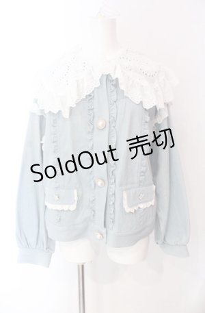 画像: Swankiss / SX cotton denim Gジャン F ライトインディゴ O-25-08-11-068-CA-JA-IG-OS