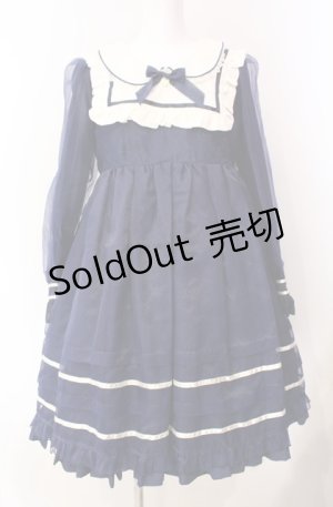 画像: Angelic Pretty / ステラワンピース  ネイビー O-25-08-11-020-AP-OP-OW-OS
