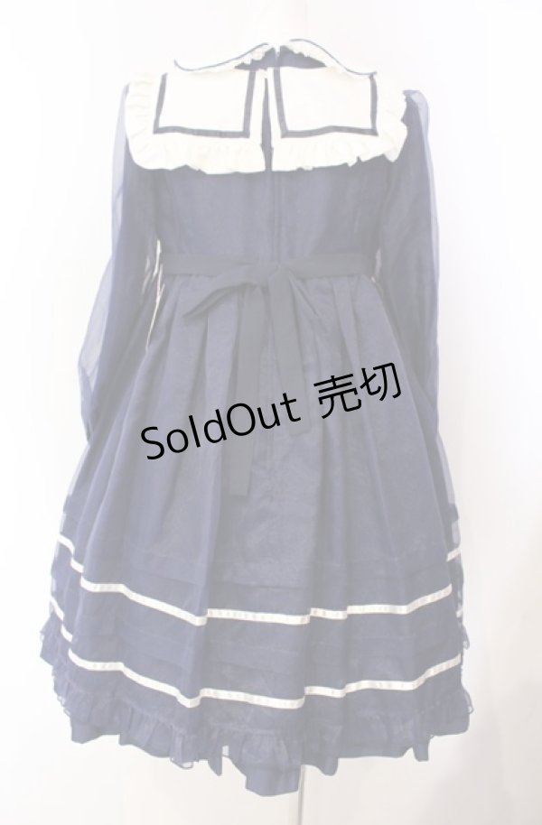 画像4: Angelic Pretty / ステラワンピース  ネイビー O-25-08-11-020-AP-OP-OW-OS (4)