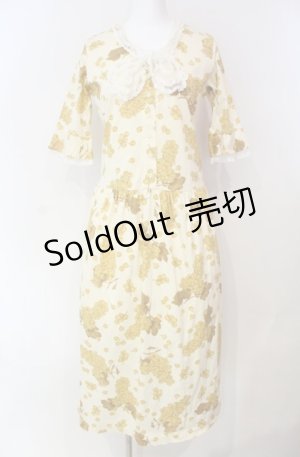 画像: PINK HOUSE / ぶどう柄カットソーワンピース  イエロー系 O-25-08-13-034-LO-OP-OW-ZI