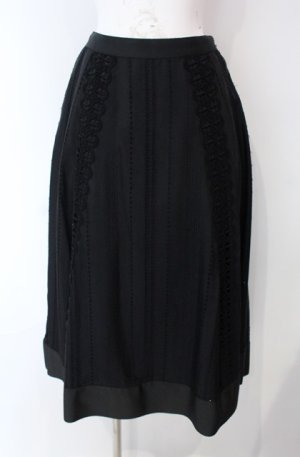 画像: Jane Marple Dans Le Salon / Flower lace mix garden skirt M クロ O-25-08-13-047-JM-SK-IG-OS