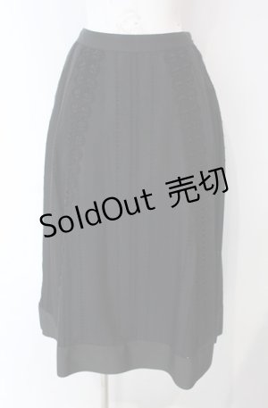 画像: Jane Marple Dans Le Salon / Flower lace mix garden skirt M クロ O-25-08-13-047-JM-SK-IG-OS