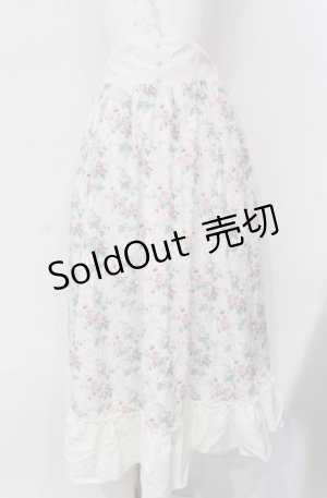 画像: Kurumi Collaboration / グレイスフルコルセット風ロングスカート M オフ O-25-08-13-049-LO-SK-IG-ZT066