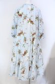 画像4: PINK HOUSE / 野いちごの森プリントミディワンピース  サックス O-25-08-13-056-LO-OP-IG-ZI (4)