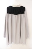 画像3: axes femme / ヨーク刺繍イレヘムチュニック M グレー O-25-08-13-072-AX-TO-OW-OS (3)