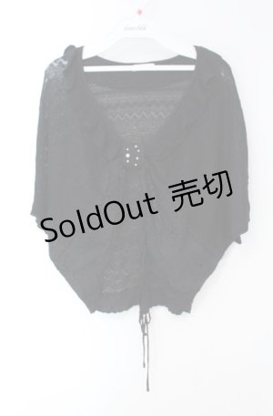 画像: axes femme / リボンプルオーバー M クロ O-25-08-13-077-AX-TO-OW-OS