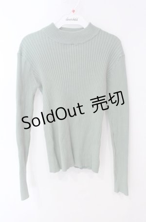 画像: FA（Fi.n.t） / バックリボンテレコニット  グリーン O-25-08-13-013-LO-TO-OW-ZT509