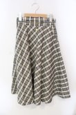 画像1: F&A / コインチェーン使いチェックフレアースカート F L/GRAY×GY O-25-08-13-023-LO-SK-YM-ZT064 (1)