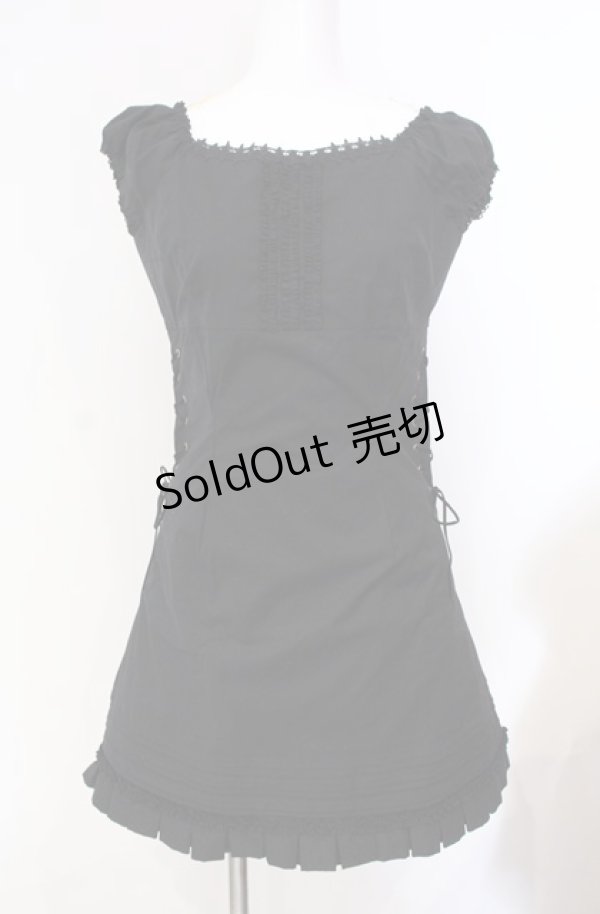 画像1: Victorian maiden / ローズフリルワンピース  クロ O-25-08-13-028-CL-OP-IG-OS (1)