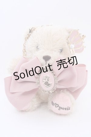 画像: m petit by misako / くまちゃんバッグチャーム  ベージュピンク O-25-08-14-042-LO-ZA-IG-ZT0819B