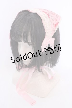 画像: metamorphose / ガーデニングくまちゃんバブーシュカ  ピンク」 O-25-08-14-047-ME-AC-IG-OS