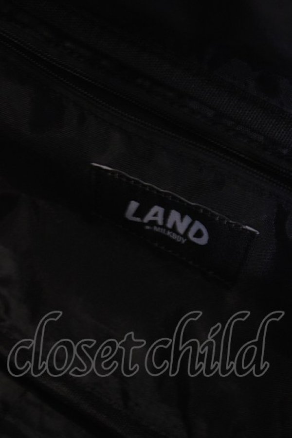 画像4: LAND by MILKBOY / ナイロン ウエストポーチ  ブラック O-25-08-14-050-MB-BG-IG-OS (4)