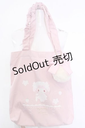 画像: m petit by misako / サンリオキャラクターズコラボ トートバッグ  ピンク O-25-08-14-054-LO-BG-IG-OS
