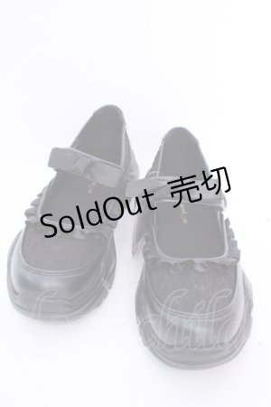 画像: m petit by misako / AMコウリボンフリルSNK LL クロ O-25-08-14-059-LO-SH-IG-ZT-K022