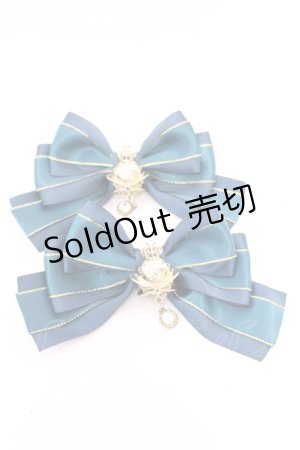 画像: Amavel / Starry Celestialダブルリボンクリップ  グリーン O-25-08-14-012-CA-AC-IG-OS