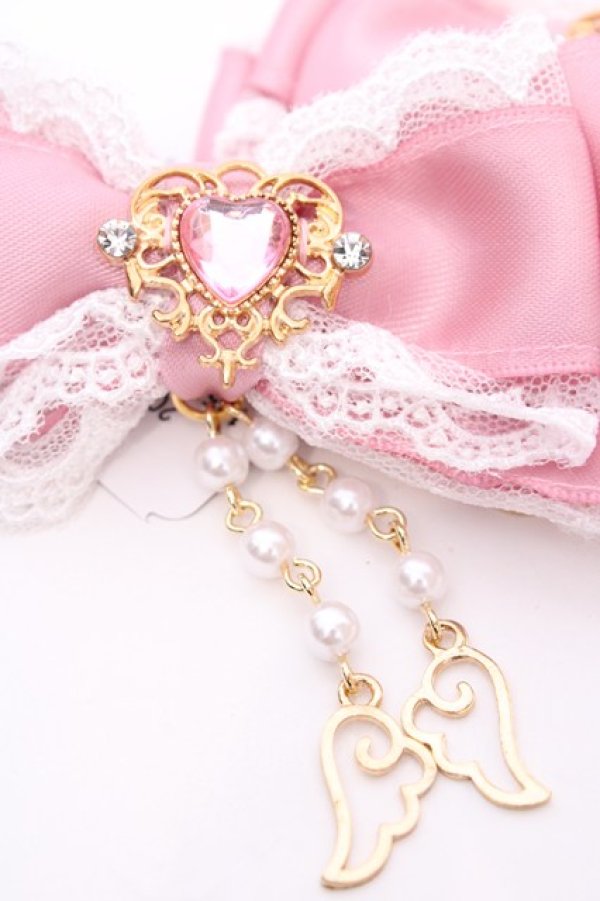 画像2: Amavel / Fairy Dreamダブルリボンクリップ  ピンク O-25-08-14-018-CA-AC-IG-OS (2)