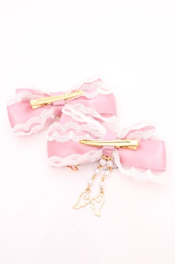 画像3: Amavel / Fairy Dreamダブルリボンクリップ  ピンク O-25-08-14-018-CA-AC-IG-OS (3)