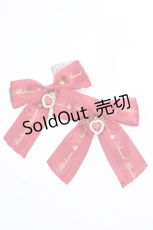 画像: Amavel / 推しカラーリボンクリップ  アカ O-25-08-14-019-CA-AC-IG-OS