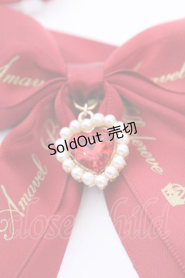 画像2: Amavel / 推しカラーリボンクリップ  アカ O-25-08-14-019-CA-AC-IG-OS (2)