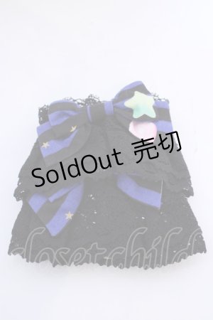 画像: metamorphose / Candy Star Rabbit レースカフス  レイトブルー O-25-08-14-029-ME-ZA-IG-OS