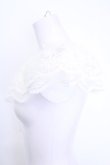 画像2: m petit by misako / レース付け襟  アイボリー O-25-08-14-030-LO-ZA-IG-OS (2)