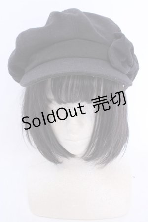 画像: MA*RS / リボンキャスケット  クロ O-25-08-14-036-EL-AC-YM-OS