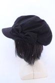 画像2: MA*RS / リボンキャスケット  クロ O-25-08-14-036-EL-AC-YM-OS (2)
