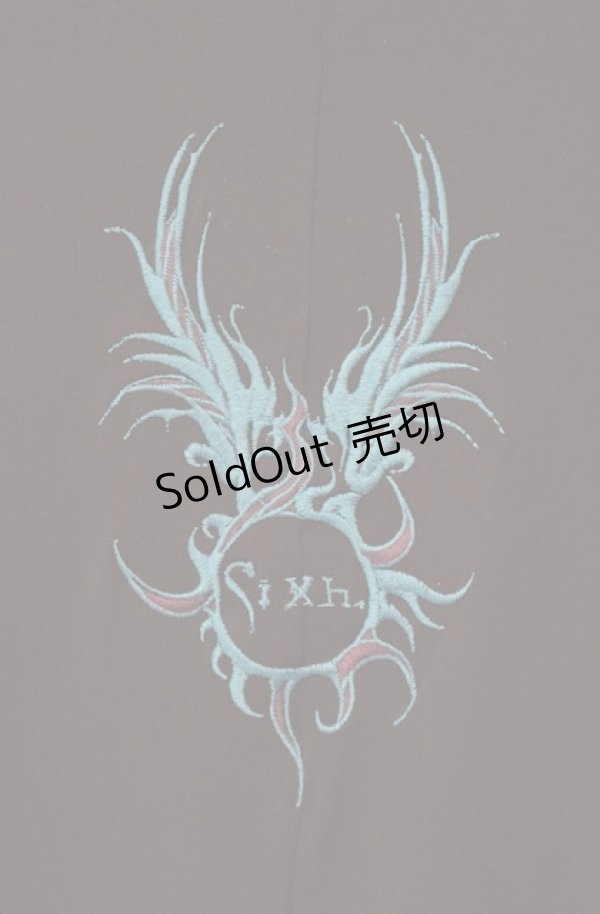 画像4: Sixh / トライバル刺繍カーディガン  ブラック O-25-08-16-028-HN-TO-OW-ZS (4)