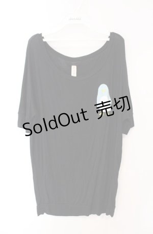 画像: 西麻布サーカス団 / カートのTシャツ  ブラック O-25-08-16-033-PU-TO-OW-ZS