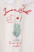 画像2: axes femme / 襟付クリームソーダ柄Tシャツ F アイボリー O-25-08-16-054-AX-TS-OW-OS (2)