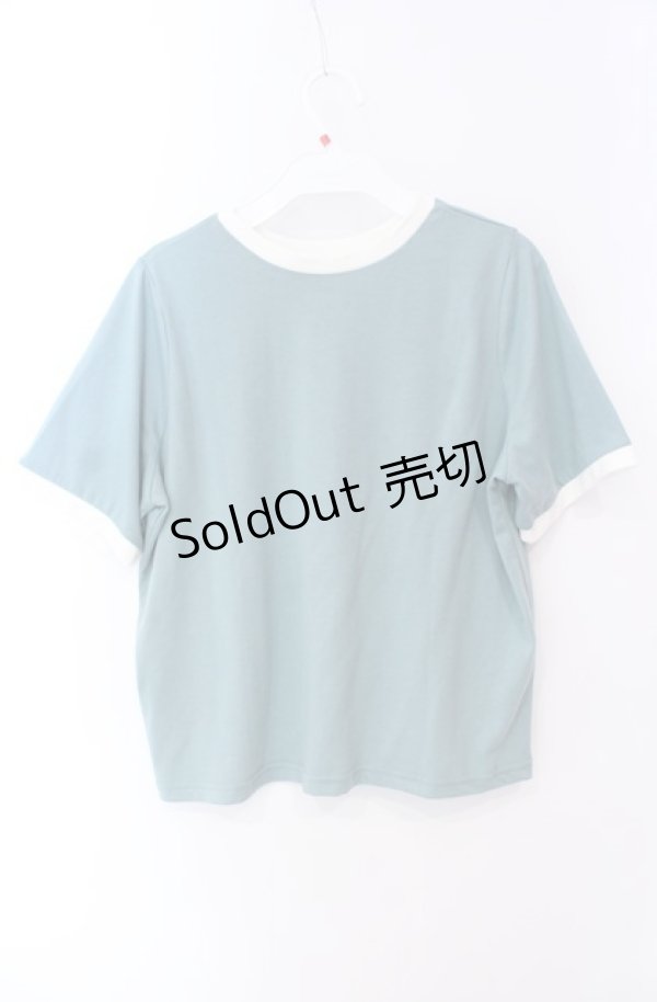 画像2: axes femme / チョコミントプリントTシャツ F グリーン O-25-08-16-055-AX-TO-OW-OS (2)