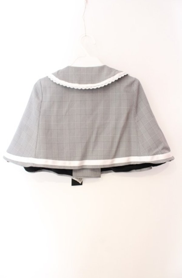 画像3: DearMyLove / 探偵テーラードショートケープ M〜L グレー O-25-08-16-060-EL-JA-OW-ZT372 (3)