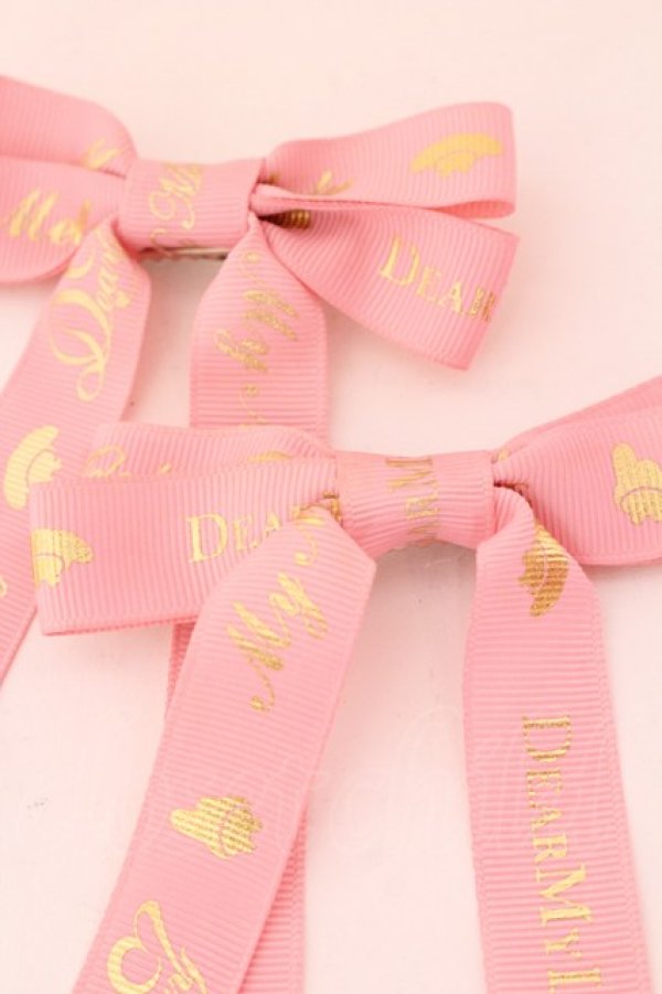 画像2: DearMyLove / マイメロディリボンクリップ  ピンク O-25-08-16-1039-EL-AC-OW-ZT394-F004 (2)