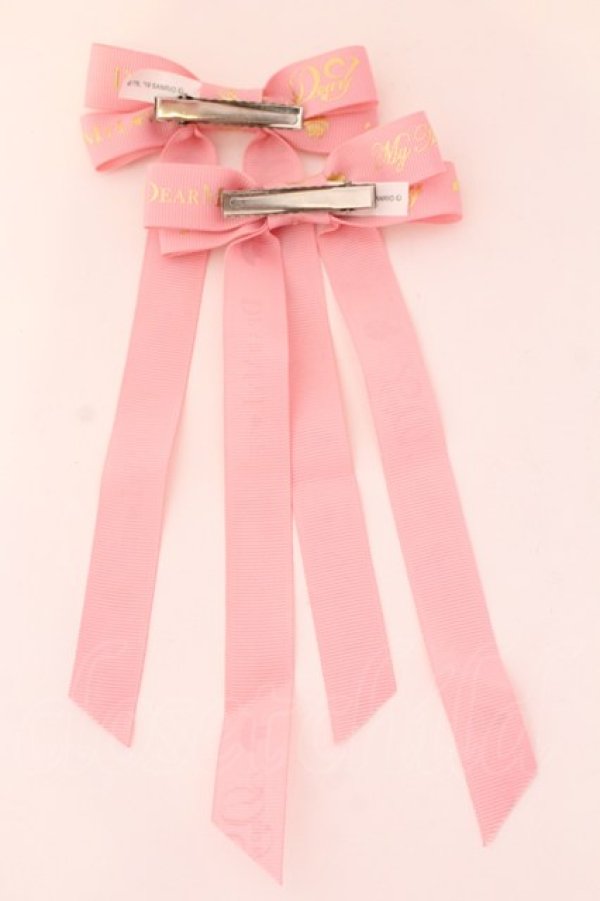 画像3: DearMyLove / マイメロディリボンクリップ  ピンク O-25-08-16-1039-EL-AC-OW-ZT394-F004 (3)