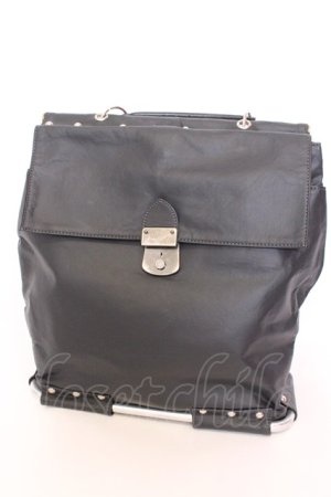 画像: Jean Paul GAULTIER / メタルフレームリュック  ブラック O-25-08-16-1048-GO-BG-OW-OS