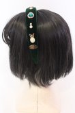 画像2: Enchantlic Enchantilly / 宝石箱カチューシャ  グリーン O-25-08-16-1010-LO-AC-OW-OS (2)