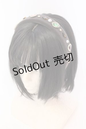 画像: Enchantlic Enchantilly / 宝石箱カチューシャ  グレー O-25-08-16-1011-LO-AC-IG-OS