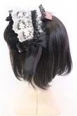 画像2: MorunxMuunaStoik / Libraヘッドドレス  ブラック×ホワイト O-25-08-16-1013-EL-ZA-OW-OS (2)