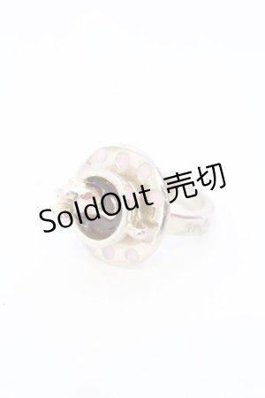 画像: MILK / ラットティーカップリング 約12号 ゴールド×ピンク O-25-08-16-1015-ML-AC-IG-OS