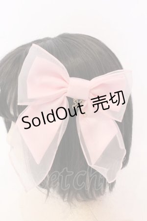 画像: Angelic Pretty / Holyクロスリボンクリップ  ピンク O-25-08-16-1017-AP-AC-IG-ZT394-F003