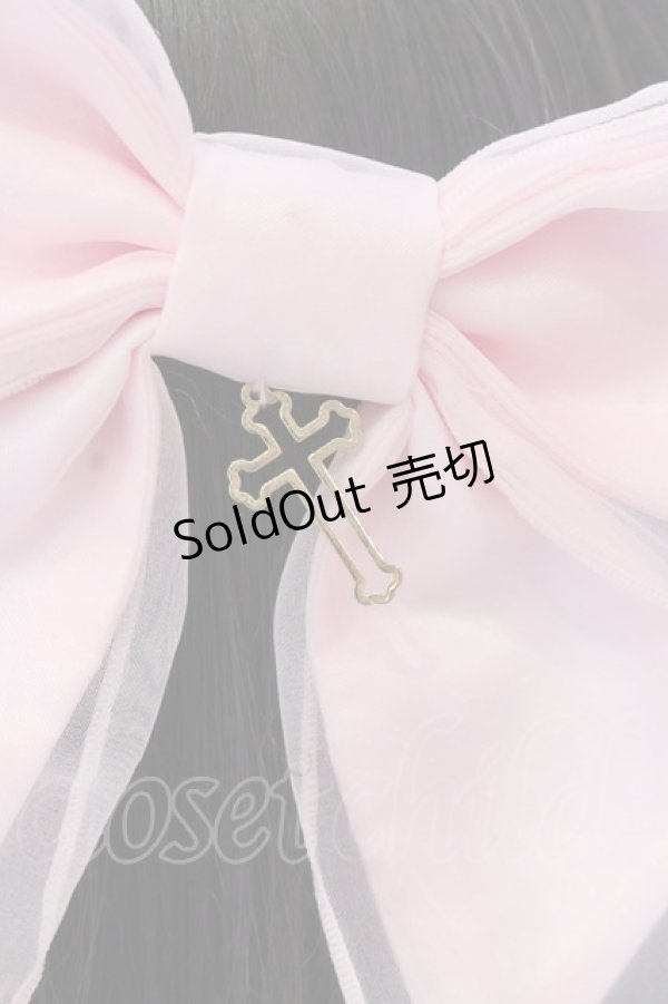 画像2: Angelic Pretty / Holyクロスリボンクリップ  ピンク O-25-08-16-1017-AP-AC-IG-ZT394-F003 (2)