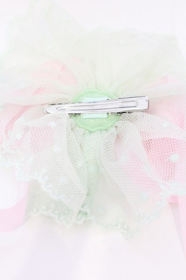 画像3: Angelic Pretty / Sweetie Ribbonレーシィクリップ  ミント×ピンク O-25-08-16-1018-AP-AC-IG-OS (3)