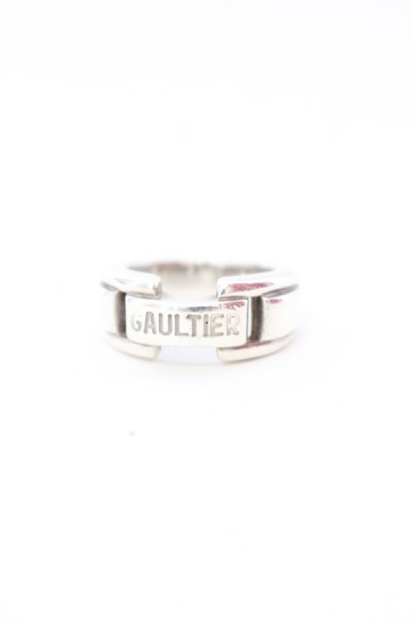 画像1: Jean Paul GAULTIER / ベルトロゴリング 11号 シルバー O-25-08-16-1034-GO-AC-OW-ZT488-F005 (1)