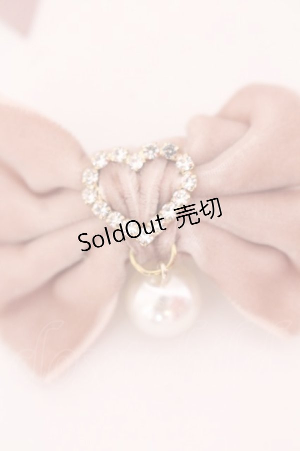 画像3: LIZ LISA / チェックリボン4つセットクリップ（無地）  ピンク O-25-08-16-1036-LO-ZA-OW-ZT394-F004 (3)