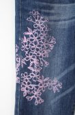 画像2: gouk / 桜ptデニムパンツ  インディゴ O-25-08-16-085-GO-PA-OW-OS (2)