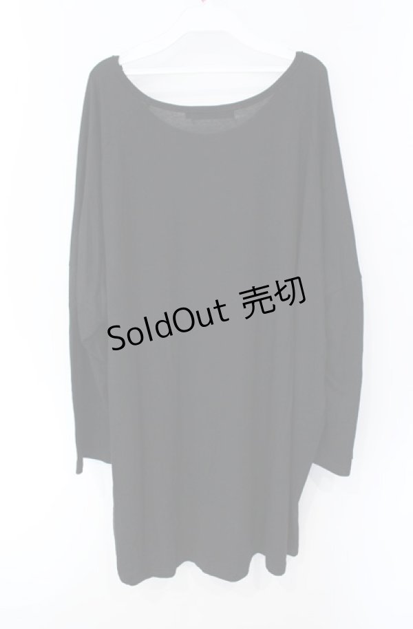 画像3: SEX POT ReVeNGe / TIGER & ROSE BIG SQUARE ロングスリーヴカットソー F ブラック×レッド O-25-08-16-099-SP-TO-IG-ZY (3)